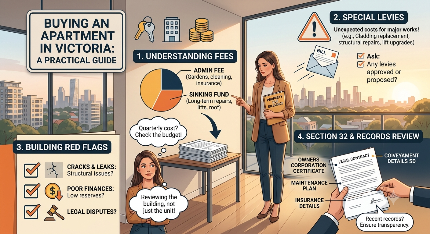 Buying an Apartment in Victoria: Owners Corporation Fees, Special Levies and Red Flags